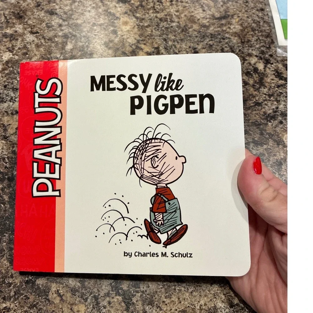 Peanuts Messy like Pigpen Board Book Charles M Schulz Childrens Story